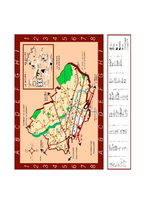 Le plan de la commune de Saint-Agathon